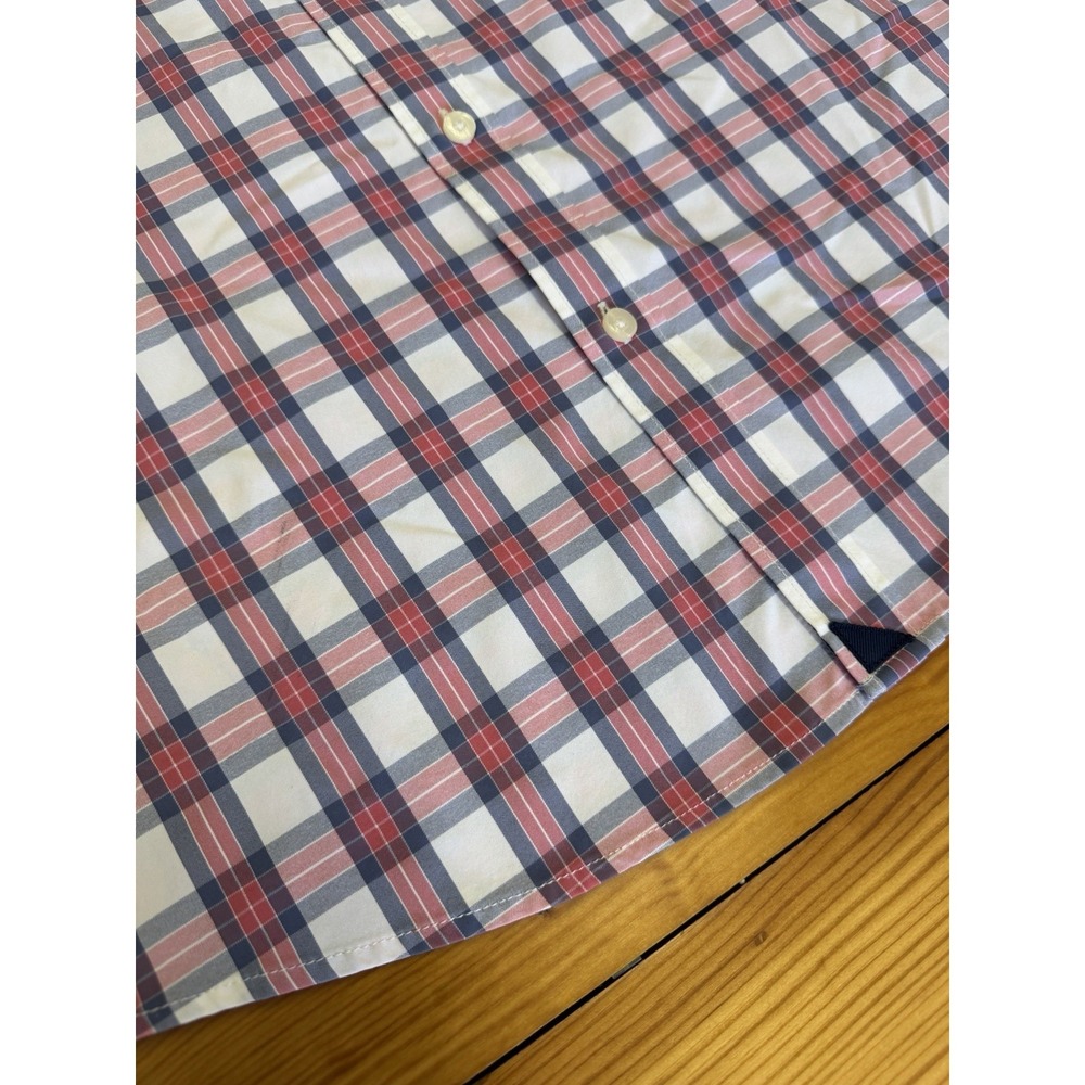 UNTUCKit Tour De Paz Plaid Shirt Long Sleeve Button Up Nylon Blend Men's XL - Picture 5 of 11